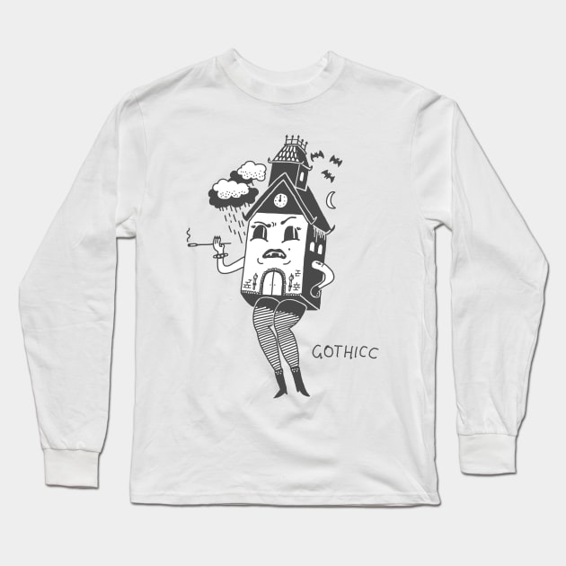 Gothicc Long Sleeve T-Shirt by BuzzBadsville